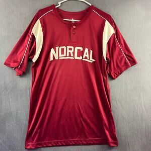 Alleson Men's Medium NorCal Jersey Shirt Baseball Softball Performance Athletic